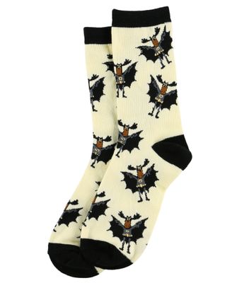 ~Bat Moose Crew Sock