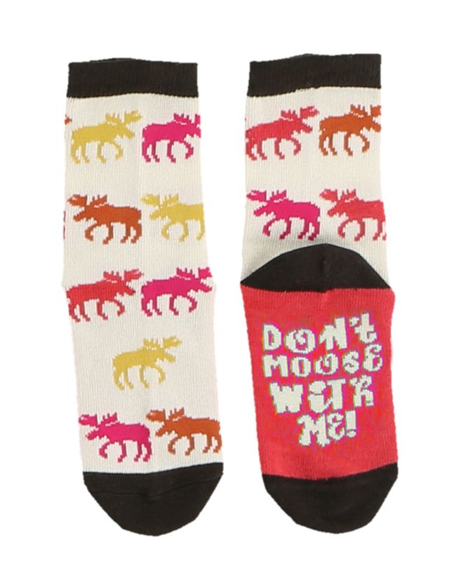^Don&#39;t Moose with Me Kid&#39;s Sock