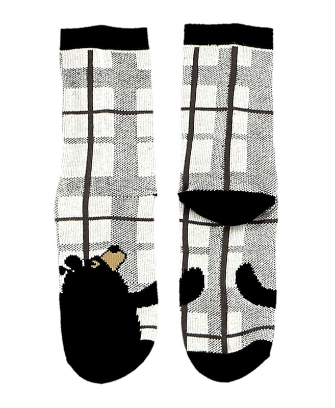 ^Bear Hug Grey Kid&#39;s Sock
