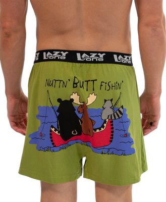^ Lazy One: Nuttn&#39; Butt Fishin&#39; Men&#39;s Critter Funny Boxer