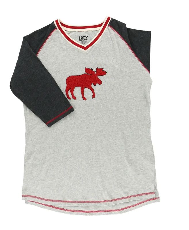 ^Cabin Moose PJ Tall Tee