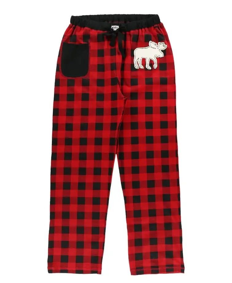 Moose Plaid PJ Pant