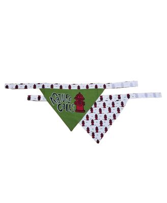 Nature Calls Dog Velcro Bandana:
