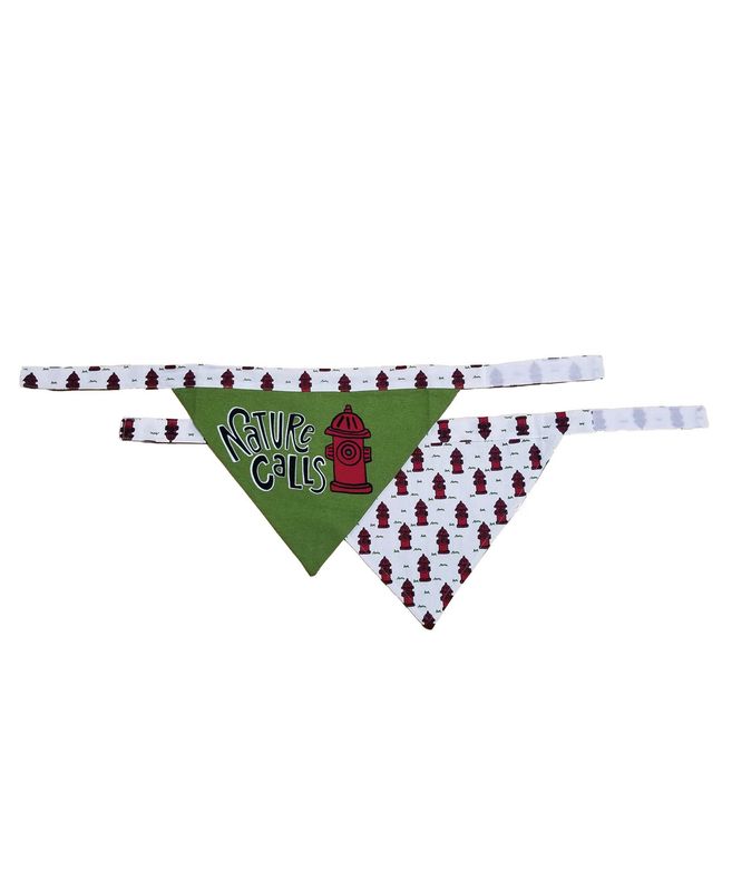 Nature Calls Dog Velcro Bandana: