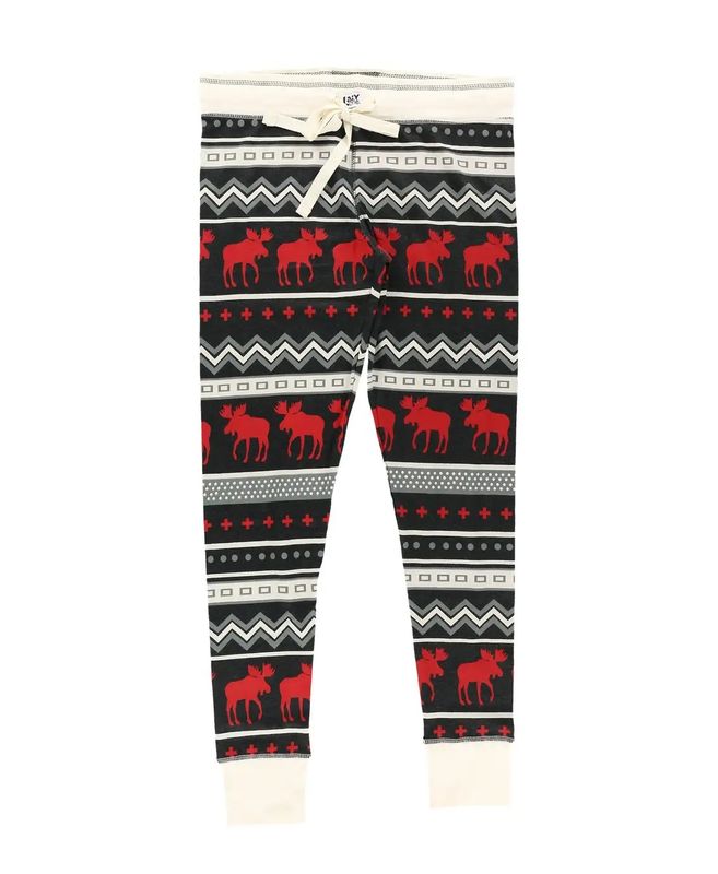 ^Cabin Moose PJ Legging: