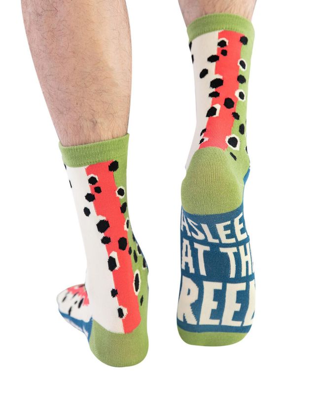 Asleep at the Reel (Trout) Sock: