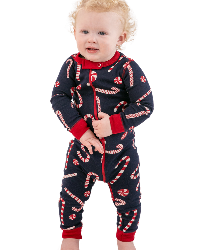 ~ Lazy One Candy Cane Union Suit