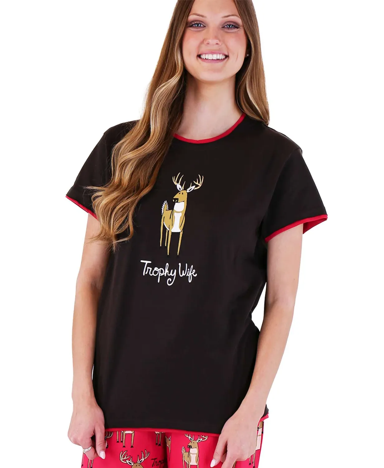 ^Lazy One Trophy Wife PJ Tee