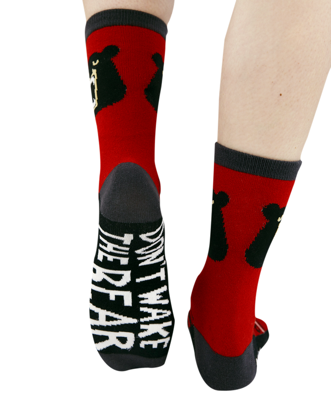 Don&#39;t Wake Bear Sock
