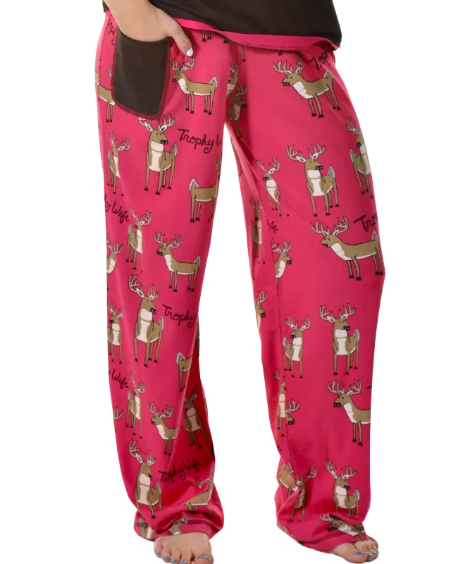 ^ * Lazy One Trophy Wife (RED) PJ Pant