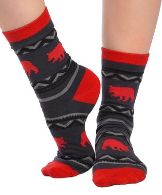 Cabin Bear Crew Sock