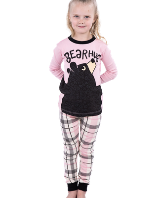 ^Bear Hug  LS PJ Set: