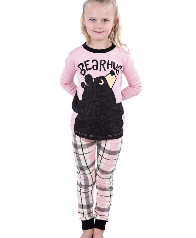 ^Bear Hug  LS PJ Set: