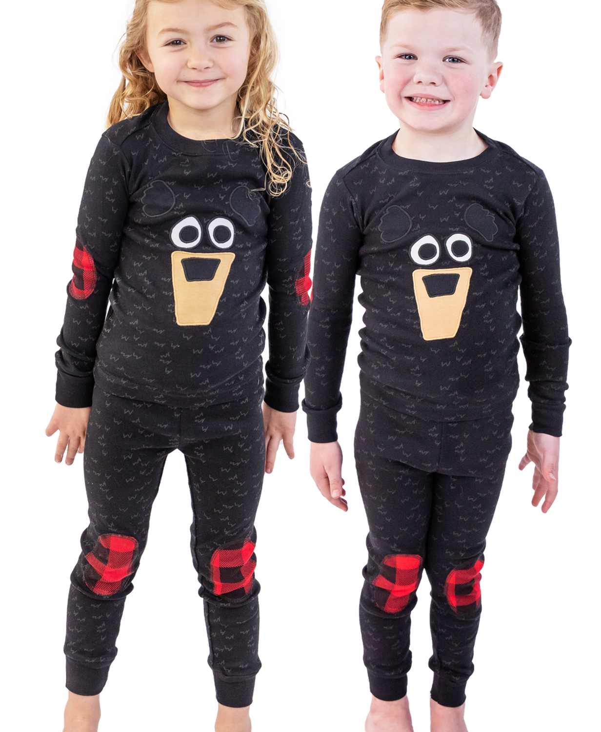 ~Black Bear LS PJ Set: