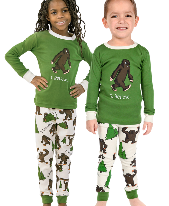 ^I Believe...Bigfoot LS PJ Set:
