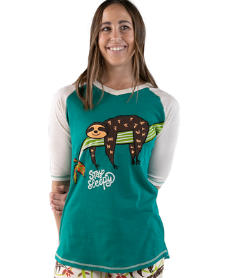 Sloth PJ Tall Tee