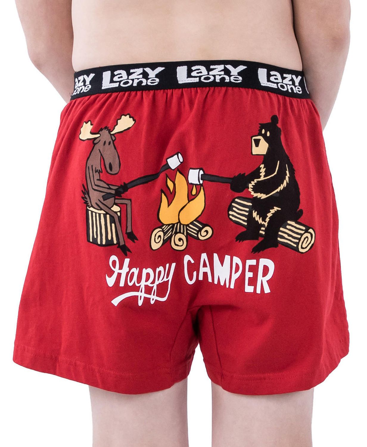 ^Happy Camper Kid Boxer