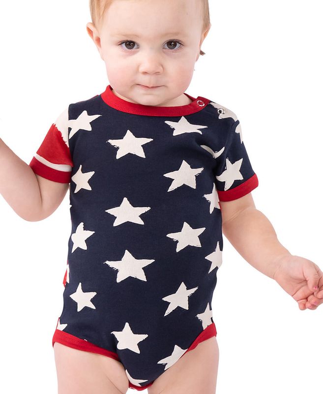 ~Stars &amp; Stripes Infant Creeper Onesie