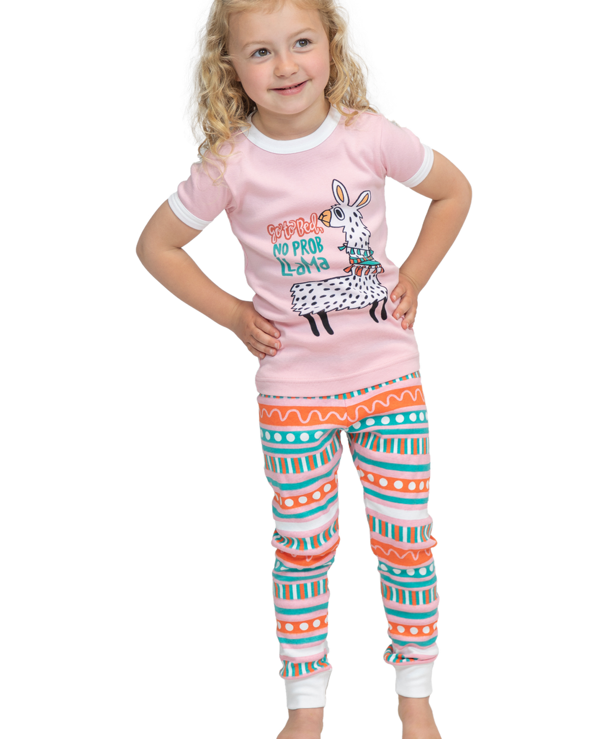^No Prob-Llama PJ Short Sleeve Set: