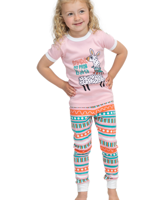 ^No Prob-Llama PJ Short Sleeve Set:
