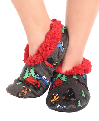 ^Happy Camper Fuzzy Feet