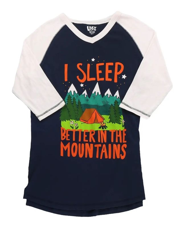 ~Sleep Better in the Mountains PJ Tall Tee