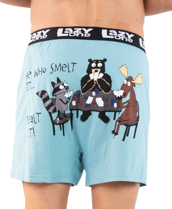 ^ Lazy One: Smelt It Dealt It Men&#39;s Funny Boxer