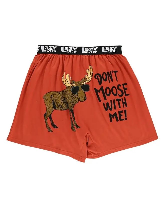 ^ Lazy One: Don&#39;t Moose with Me Boxer