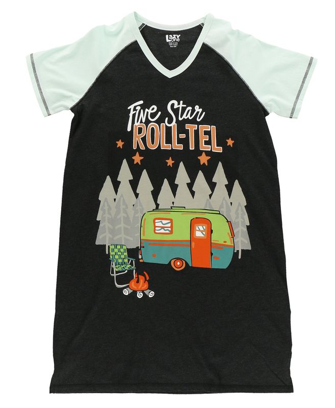 Lazy One: Rolltel V-neck  Nightshirt 