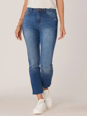 (DNR) Democracy &quot;AB&quot; High Rise Vintage Skinny Raw Hem w/ Strings: