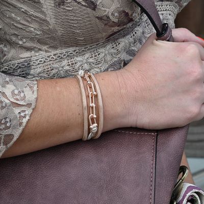 Bracelet: Multi Strand w/ Chain Link Magnetic: