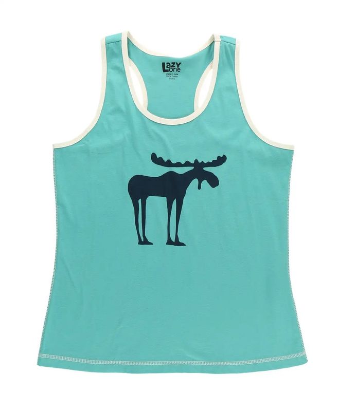 ^ Funky Moose Blue PJ Tank