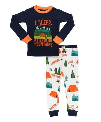 ~Sleep Better in the Mountains LS PJ Set: