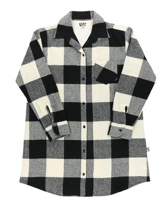 Flannel Truck/Mountain Plaid Nightshirt