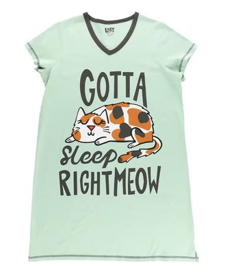 ~Gotta Sleep Meow  V-neck Nightshirt: