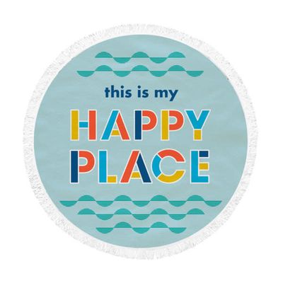 60&quot; Round Beach Towels: