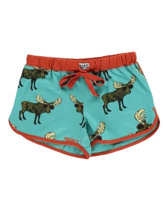 ^ Lazy One: Don&#39;t Moose Blue PJ Shorts