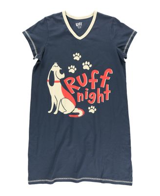 ^ Lazy One: Ruff Night V-neck Nightshirt: