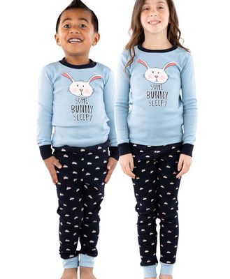 Lazy One Some Bunny Sleepy Kid&#39;s Long Sleeve PJ&#39;s