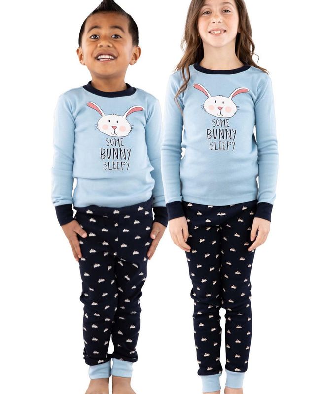 Lazy One Some Bunny Sleepy Kid&#39;s Long Sleeve PJ&#39;s