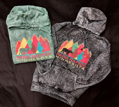 Blue 84 Mineral Wash Hoodie &quot;Park Rapids MN&quot;: