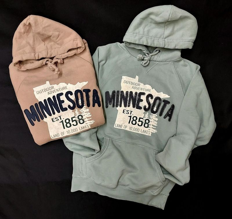 Blue 84 Fleece Hoodie &quot;Outdoor Adventure MN&quot;: