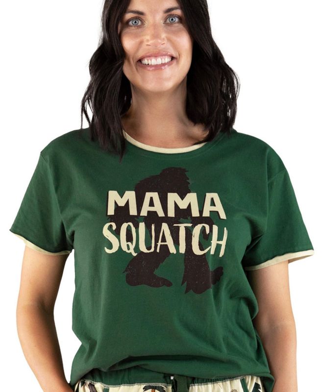 Mama Squatch (Family) Women&#39;s PJ Tee: