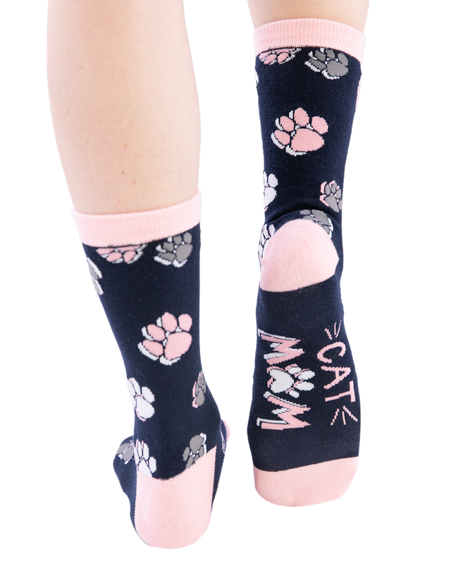 Cat Mom Crew Sock