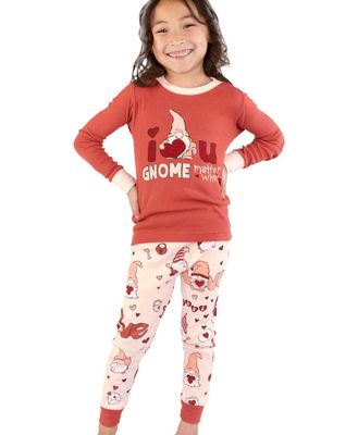 Lazy One Gnome Matter What Long Sleeve PJ Set