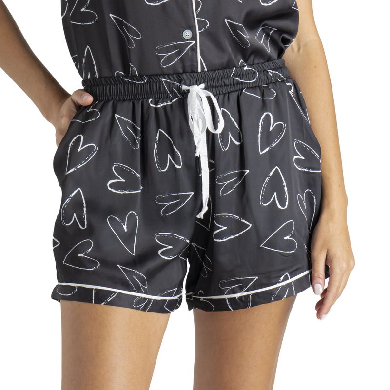 Hello Mello Beauty Sleep Satin Pajama Shorts