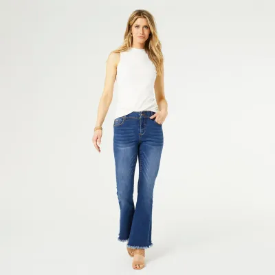 C+C OMG ZoeyZip Flare w/ Fringe Bottom: