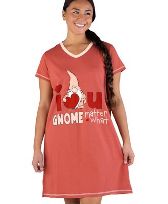 ~ Lazy One Gnome Matter What V-neck Nightshirt