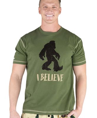 I Believe Squatch PJ Tee: