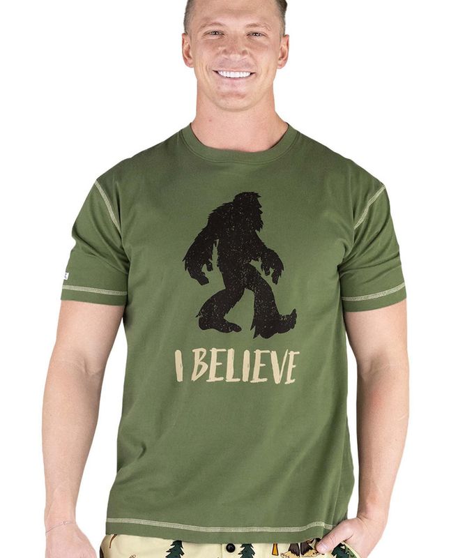 I Believe Squatch PJ Tee: